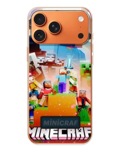 Чехол для iPhone 17 Pro Max с картинкой «Minecraft герои игры» Чехол для iPhone 17 Pro Max с картинкой «Minecraft герои игры»