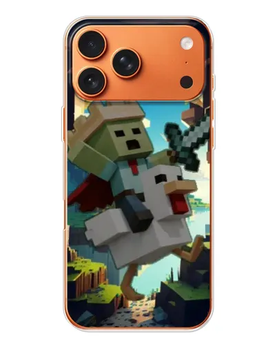 Чехол для iPhone 17 Pro Max с картинкой «Стив и гусь» Чехол для iPhone 17 Pro Max с картинкой «Стив и гусь»