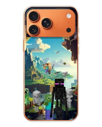 Чехол для iPhone 17 Pro Max с картинкой «Эндермен в лесу» Чехол для iPhone 17 Pro Max с картинкой «Эндермен в лесу»