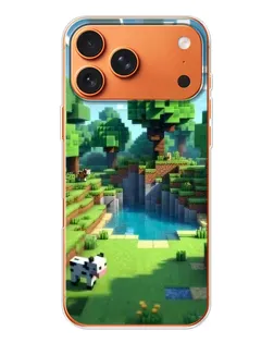 Чехол для iPhone 17 Pro Max с картинкой «Minecraft летний день»