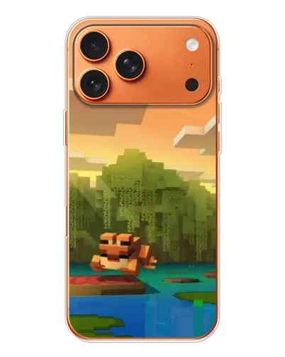 Чохол для iPhone 17 Pro Max з картинкою «Майнкрафт захід сонця» Чохол для iPhone 17 Pro Max з картинкою «Майнкрафт захід сонця»