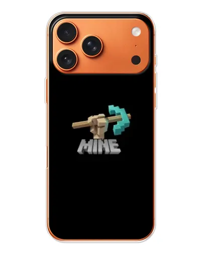 Чехол для iPhone 17 Pro Max с картинкой «Алмазная кирка» Чехол для iPhone 17 Pro Max с картинкой «Алмазная кирка»