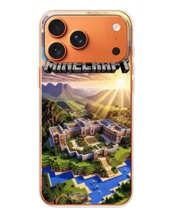 Чехол для iPhone 17 Pro Max с картинкой «Minecraft панорама»