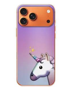 Чехол для iPhone 17 Pro Max с картинкой «Единорог градиент»