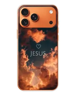 Чехол для iPhone 17 Pro Max с картинкой «Сияние Имени Jesus»