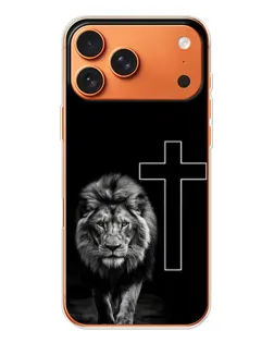 Чехол для iPhone 17 Pro Max с картинкой «Лев и Крест»