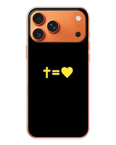 Чехол для iPhone 17 Pro Max с картинкой «Сердце и Крест» Чехол для iPhone 17 Pro Max с картинкой «Сердце и Крест»