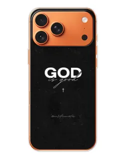 Чехол для iPhone 17 Pro Max с картинкой «GOD — Бог над всем»