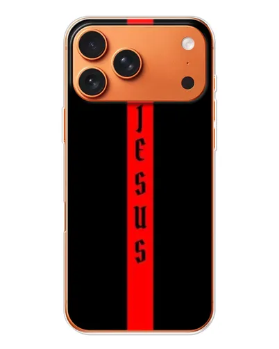 Чехол для iPhone 17 Pro Max с картинкой «Красная линия веры» Чехол для iPhone 17 Pro Max с картинкой «Красная линия веры»