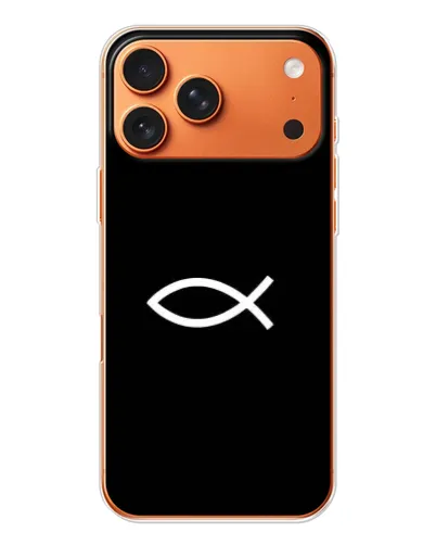 Чехол для iPhone 17 Pro Max с картинкой «Символ рыбы Jesus» Чехол для iPhone 17 Pro Max с картинкой «Символ рыбы Jesus»