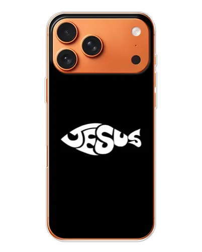 Чехол для iPhone 17 Pro Max с картинкой «Рыба Jesus» Чехол для iPhone 17 Pro Max с картинкой «Рыба Jesus»
