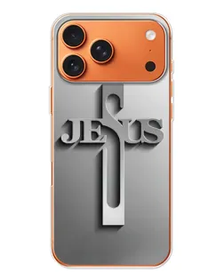 Чехол для iPhone 17 Pro Max с картинкой «Металлический крест Jesus» Чехол для iPhone 17 Pro Max с картинкой «Металлический крест Jesus»