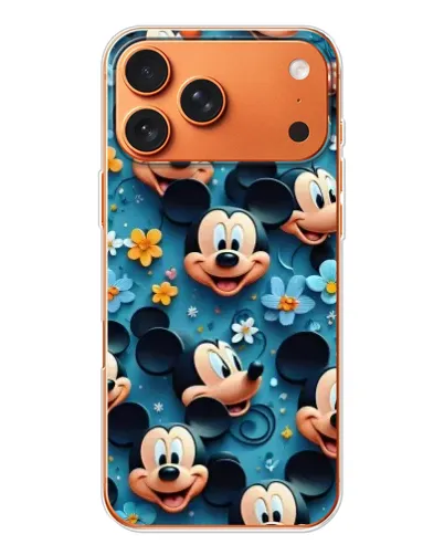 Чехол для iPhone 17 Pro Max с картинкой «Паттерн Микки и Минни»