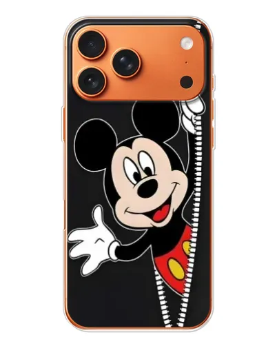 Чехол для iPhone 17 Pro Max с картинкой «Микки раздвигает стены»