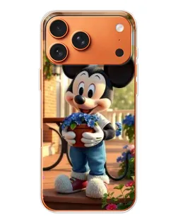 Чехол для iPhone 17 Pro Max с картинкой «Микки садовод»