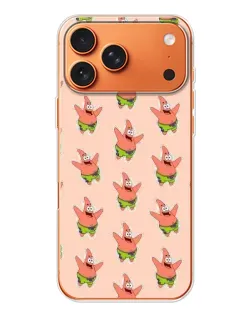 Чехол для iPhone 17 Pro Max с картинкой «Патрик Стар паттерн»