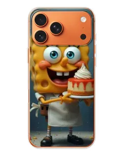 Чехол для iPhone 17 Pro Max с картинкой «Повар Спанч Боб»