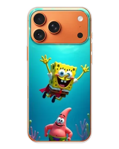 Чохол для iPhone 17 Pro Max з картинкою «Спанч Боб під водою» Чохол для iPhone 17 Pro Max з картинкою «Спанч Боб під водою»