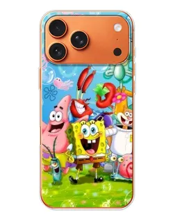 Чохол для iPhone 17 Pro Max з картинкою «Губка Боб та друзі» Чохол для iPhone 17 Pro Max з картинкою «Губка Боб та друзі»