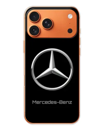 Чохол для iPhone 17 Pro Max з картинкою «Mercedes Silver Logo»