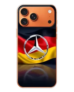 Чохол для iPhone 17 Pro Max з картинкою «Mercedes — прапор Німеччини»