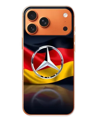 Чохол для iPhone 17 Pro Max з картинкою «Mercedes — прапор Німеччини»