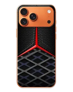Чохол для iPhone 17 Pro Max з картинкою «Mercedes Carbon Grid»