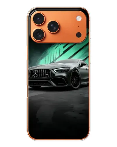 Чохол для iPhone 17 Pro Max з картинкою «Темний Mercedes AMG»