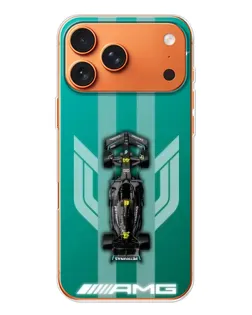 Чохол для iPhone 17 Pro Max з картинкою «Mercedes AMG Petronas»