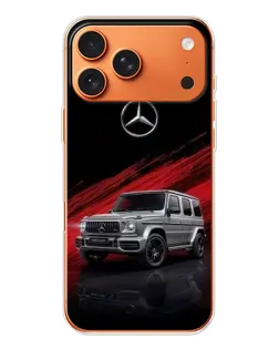 Чохол для iPhone 17 Pro Max з картинкою «Mercedes G-Class червоний»