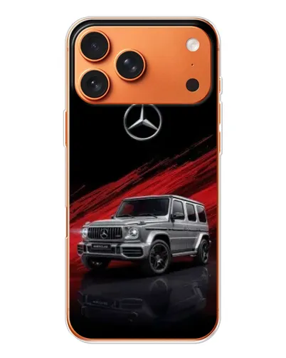 Чохол для iPhone 17 Pro Max з картинкою «Mercedes G-Class червоний»