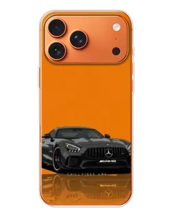 Чохол для iPhone 17 Pro Max з картинкою «Помаранчевий Mercedes AMG»