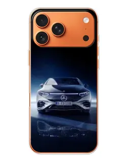 Чохол для iPhone 17 Pro Max з картинкою «Нічний Mercedes EQ»