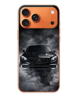 Чохол для iPhone 17 Pro Max з картинкою «Mercedes у диму»