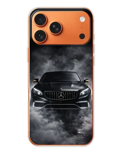 Чохол для iPhone 17 Pro Max з картинкою «Mercedes у диму»