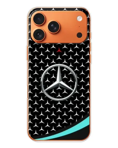 Чохол для iPhone 17 Pro Max з картинкою «Mercedes — бірюзовий акцент»