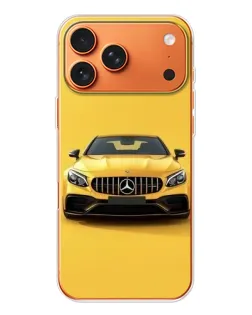Чохол для iPhone 17 Pro Max з картинкою «Жовтий Mercedes GT»