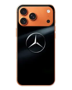 Чохол для iPhone 17 Pro Max з картинкою «Mercedes на металі»