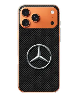 Чохол для iPhone 17 Pro Max з картинкою «Карбоновий Mercedes стиль»