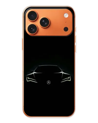 Чохол для iPhone 17 Pro Max з картинкою «Mercedes — силует авто» Чохол для iPhone 17 Pro Max з картинкою «Mercedes — силует авто»