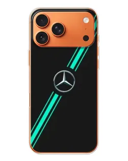 Чохол для iPhone 17 Pro Max з картинкою «Спортивні лінії Mercedes» Чохол для iPhone 17 Pro Max з картинкою «Спортивні лінії Mercedes»