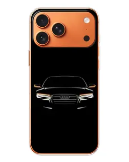 Чохол для iPhone 17 Pro Max з картинкою «Audi — нічний контур»