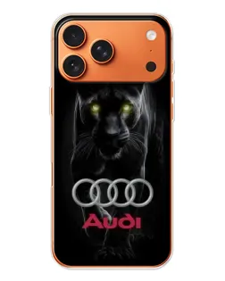 Чохол для iPhone 17 Pro Max з картинкою «Пантера та Audi»