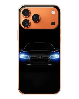 Чохол для iPhone 17 Pro Max з картинкою «Audi в неоні»