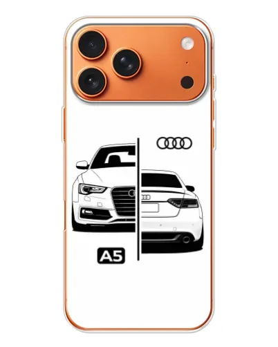 Чохол для iPhone 17 Pro Max з картинкою «Audi — контрастний дизайн»