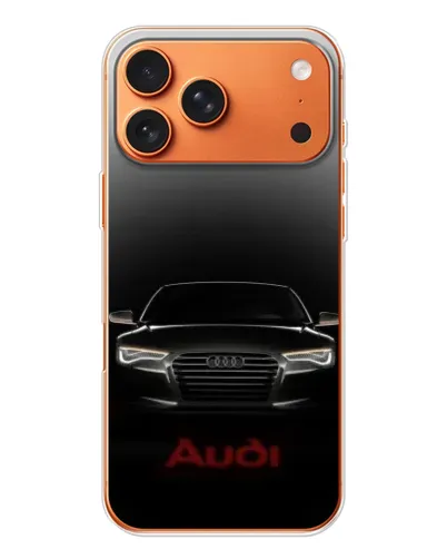 Чохол для iPhone 17 Pro Max з картинкою «Audi — градієнтний контур»