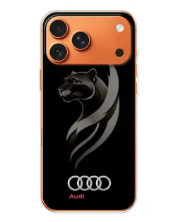 Чохол для iPhone 17 Pro Max з картинкою «Графіка — пантера та Audi»