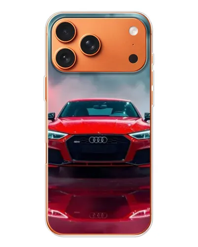 Чохол для iPhone 17 Pro Max з картинкою «Audi RS — червоний стиль»