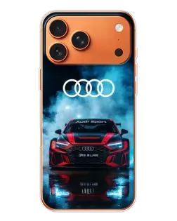 Чохол для iPhone 17 Pro Max з картинкою «Audi Sport — неон»