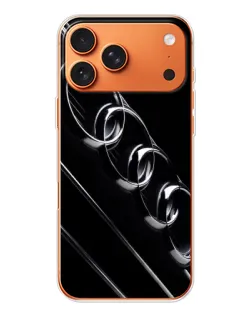 Чохол для iPhone 17 Pro Max з картинкою «Audi — абстрактні кільця»